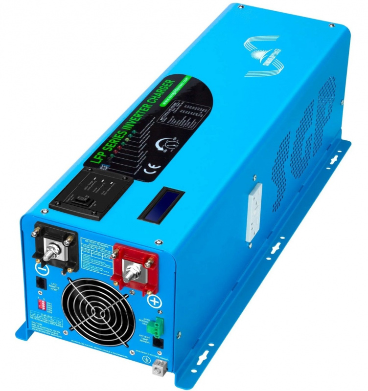 Sungold Power 4000W 12V split phase pure sine wave inverter with charger 12000W peak for RV off-grid marine backup applications (inverter only)