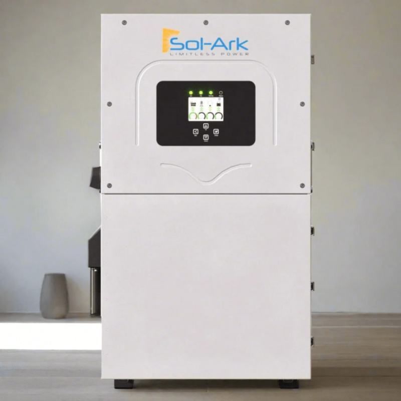 Sol-Ark 15K EMP hardened 120/240/208V 48V hybrid solar inverter 15000W all-in-one pre-wired for whole-home backup off-grid grid-tie applications