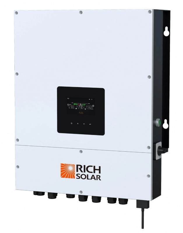 RICH SOLAR NOVA 8K 8000W 48V split phase UL certified hybrid solar inverter for whole-home backup off-grid cabins ADUs applications