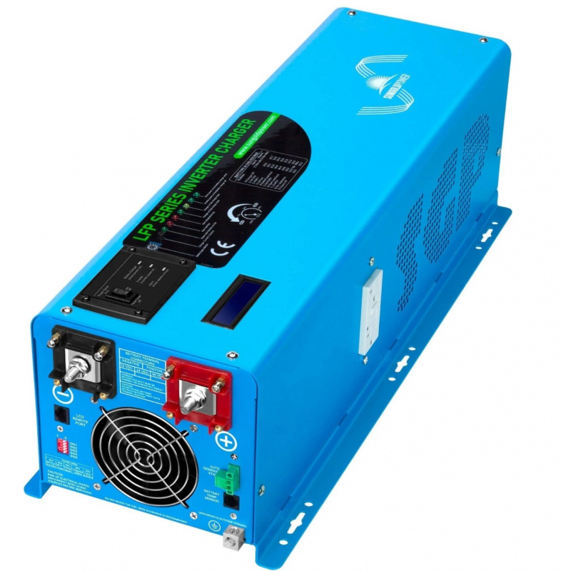 Sungold Power 4000W 12V pure sine wave inverter with charger 12000W peak for off-grid RV marine home backup applications (inverter only)