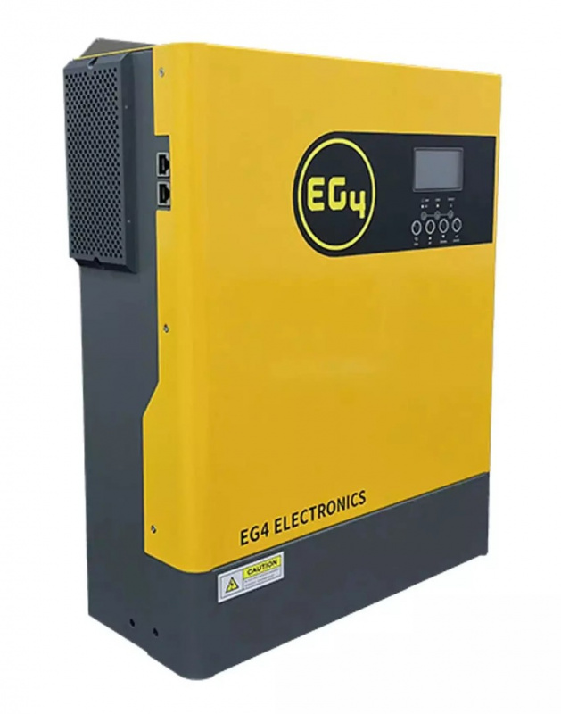 EG4 3000EHV-48 3000W 48V off-grid hybrid solar inverter with 5000W PV input for RV small home backup off-grid applications