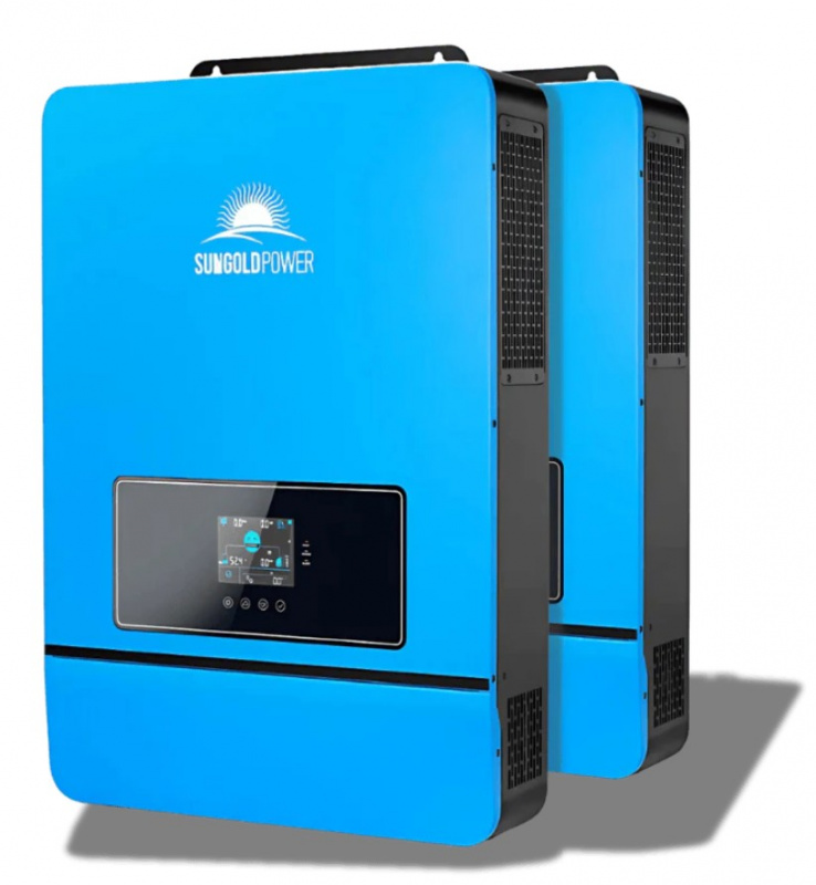 Sungold Power 16kW 48V split phase hybrid solar inverter (2 units parallel) for whole-home backup off-grid large solar applications
