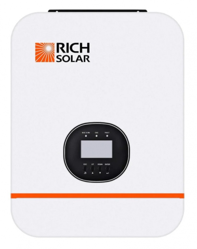 RICH SOLAR NOVA 3K 3000W 48V hybrid solar inverter for RV camper cabin tiny home off-grid applications