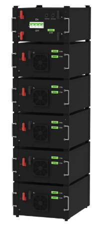 Chargex 38.4kWh 384V High Voltage LiFePO4 Battery Rack System