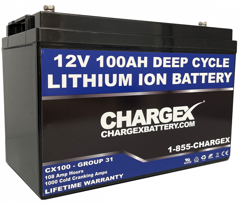 AGM battery for motorhome boat panels Green Cell 12V 100Ah gel