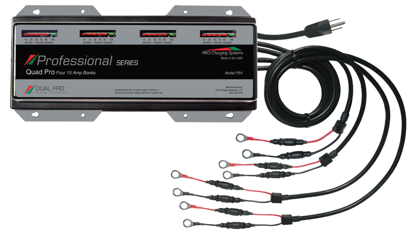 Ionic Lithium 4 Bank 12V 10A Lithium Battery Charger